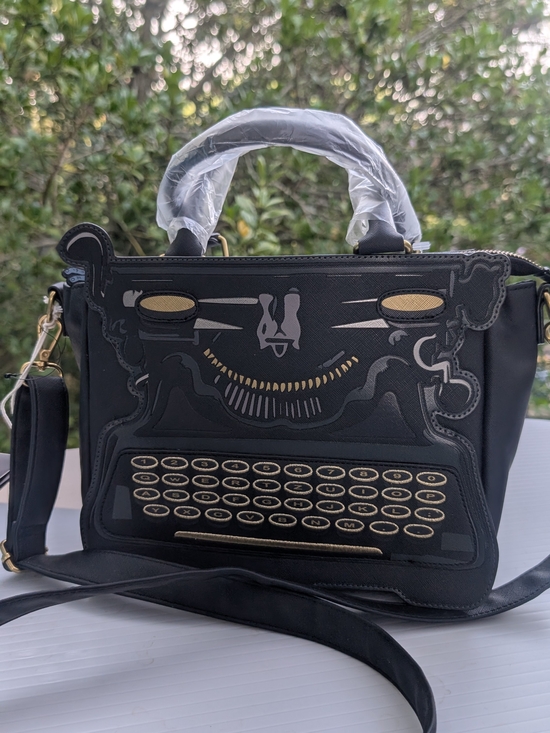 Loungefly Handbags - *NWT* Loungefly "Wednesday" Black Typewriter Handbag